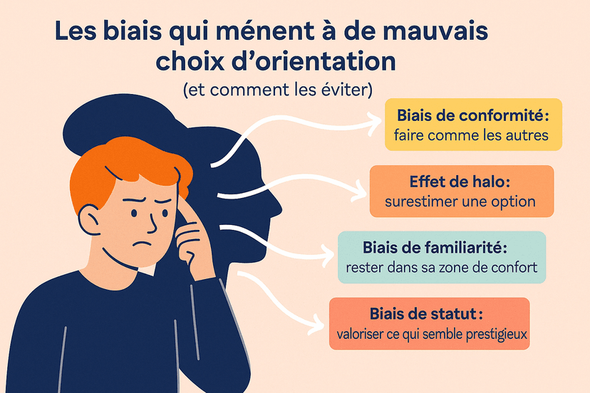 Les biais qui mènent à de mauvais choix d'orientation (et comment les éviter)